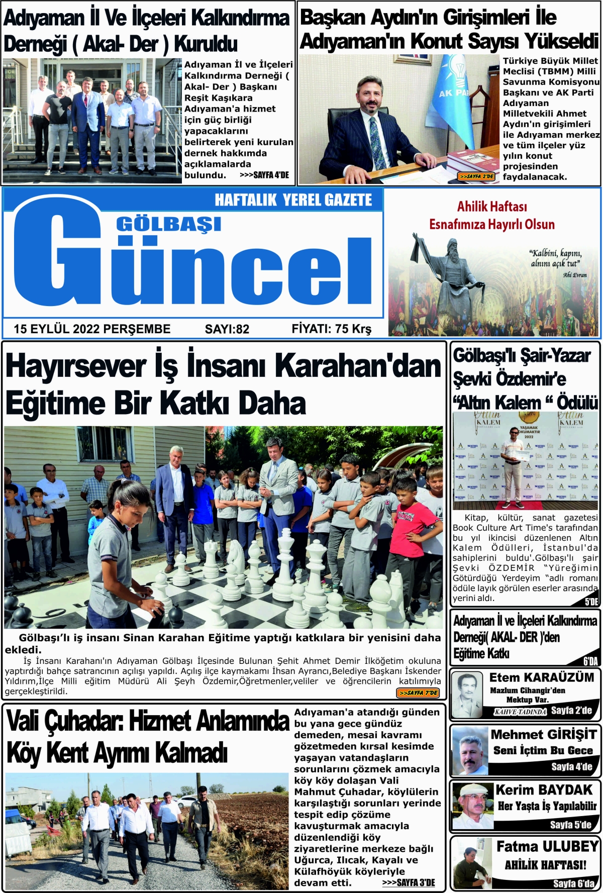 15 EYLÜL 2022