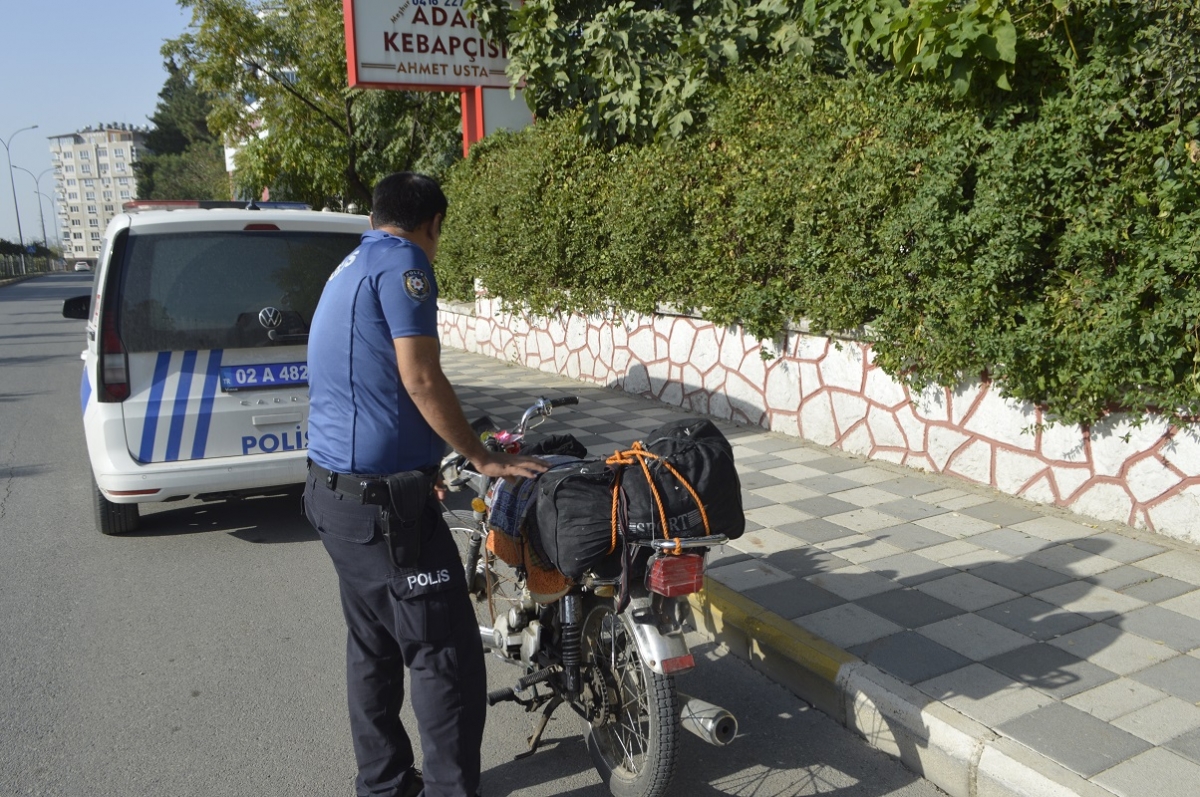 Plakasız motosiklet çalıntı çıktı-