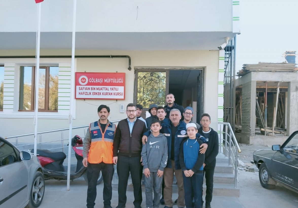 Gölbaşı’nda öğrenci yurdunda deprem tatbikatı