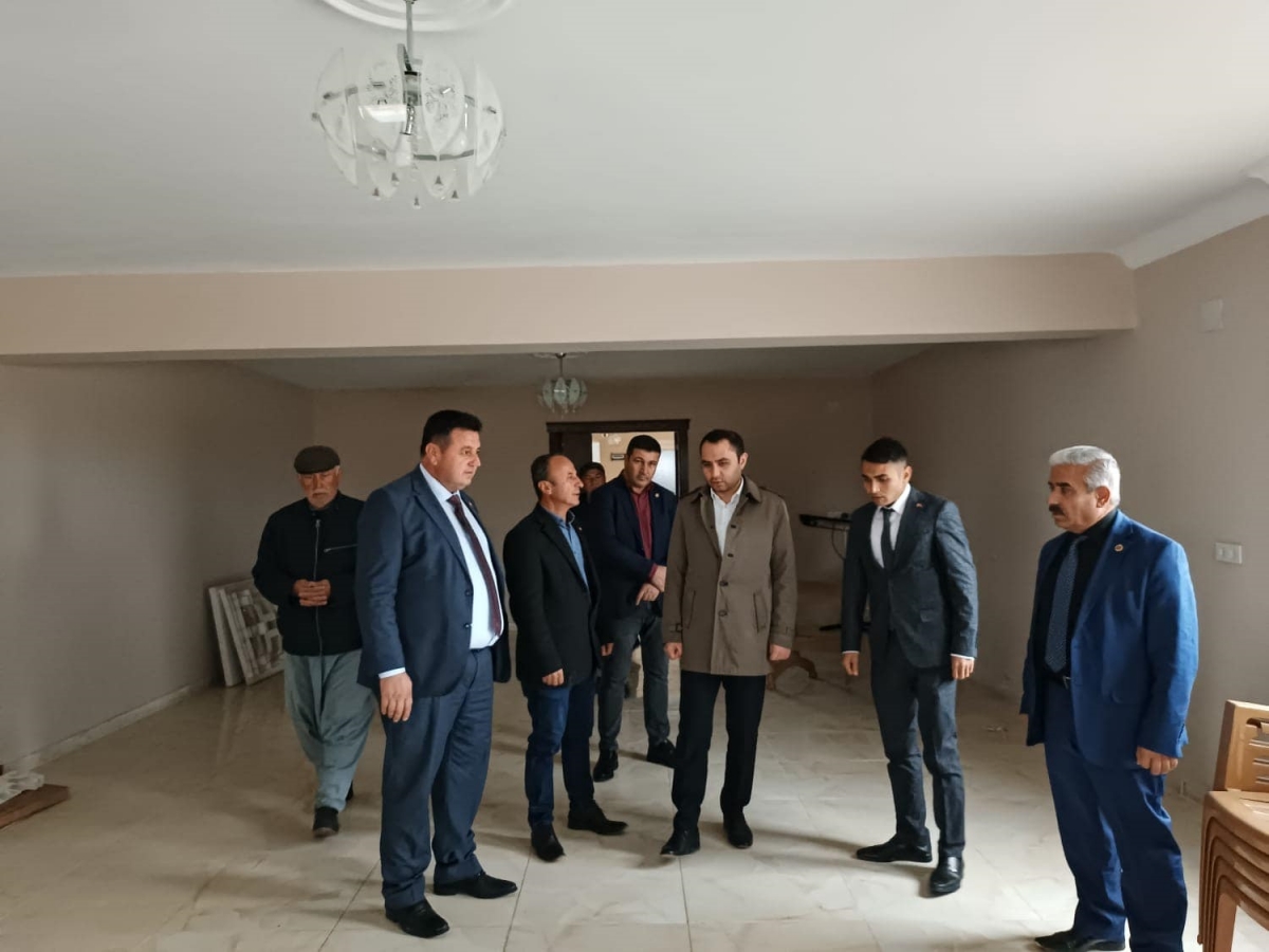 Kaymakam Çağlar  köylerdeki çalışmaları  inceledi
