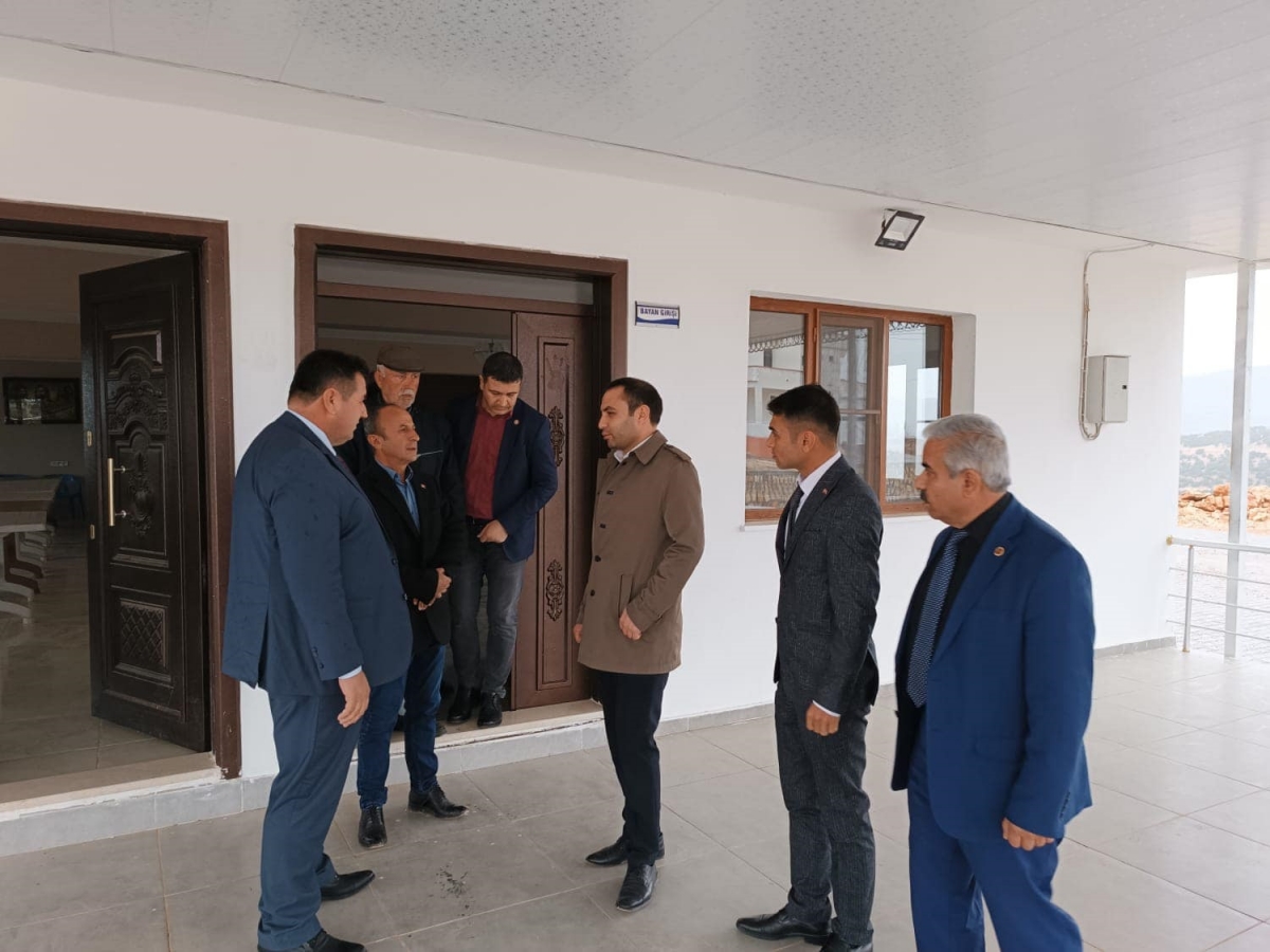 Kaymakam Çağlar  köylerdeki çalışmaları  inceledi