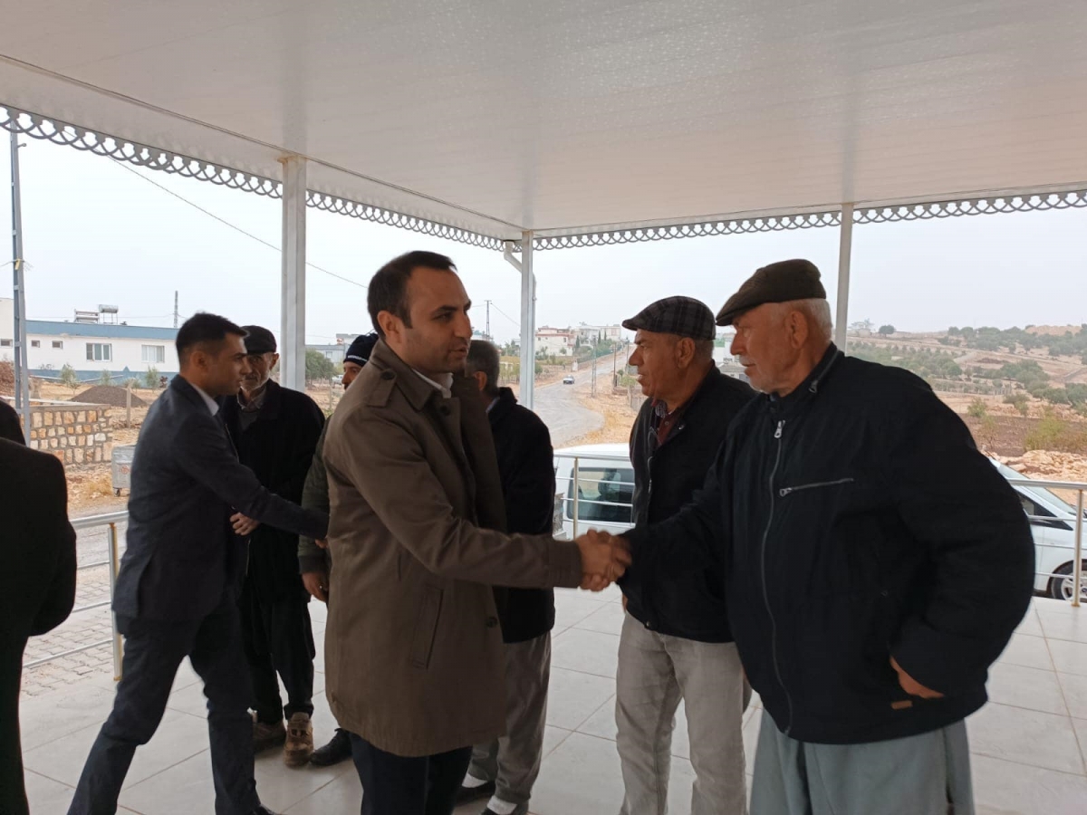 Kaymakam Çağlar  köylerdeki çalışmaları  inceledi