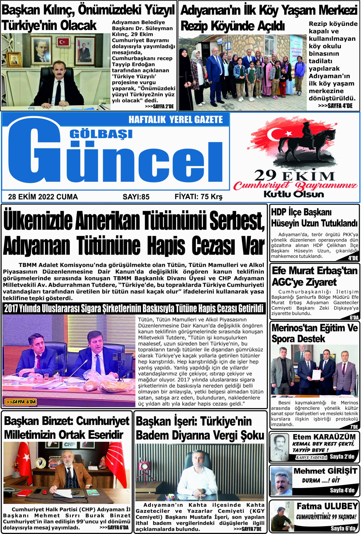 28 Ekim 2022 Cuma