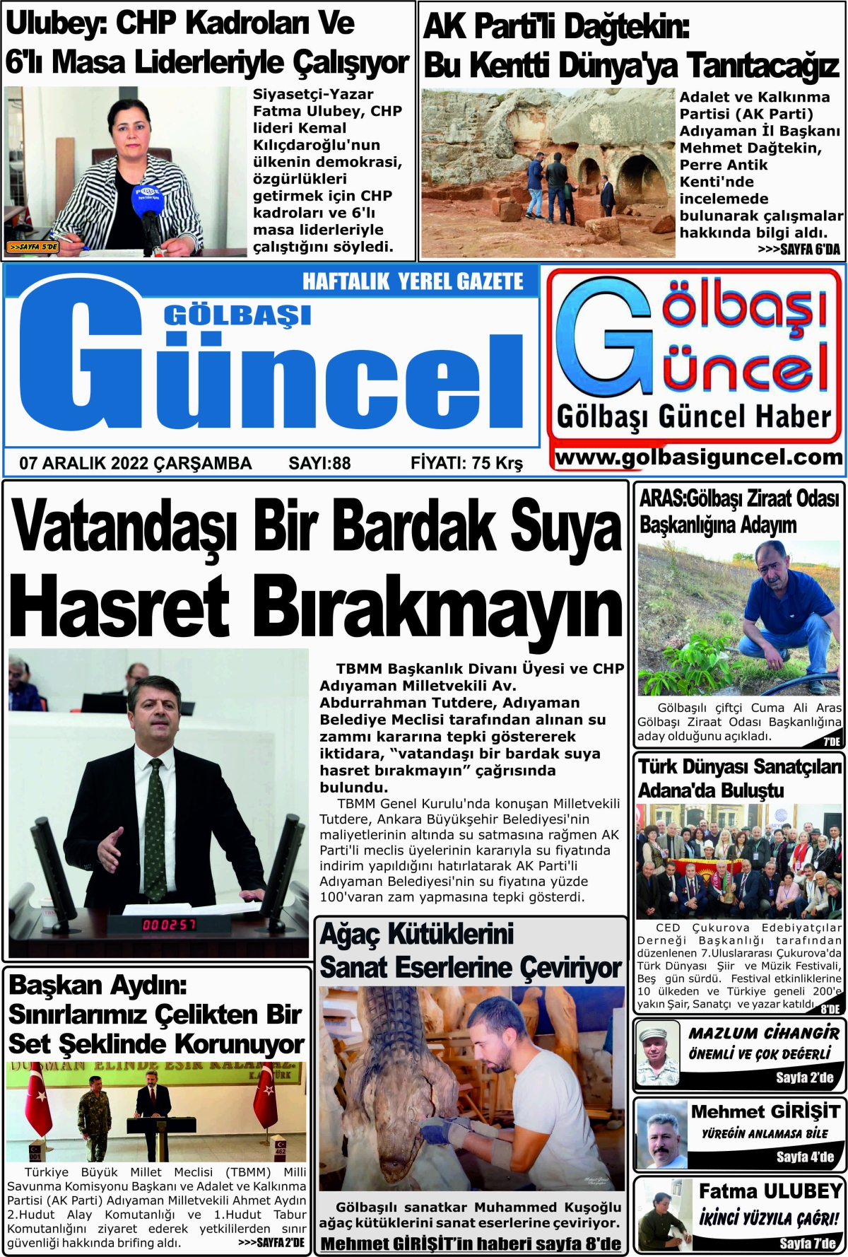07 Aralık 2022 Çarşamba
