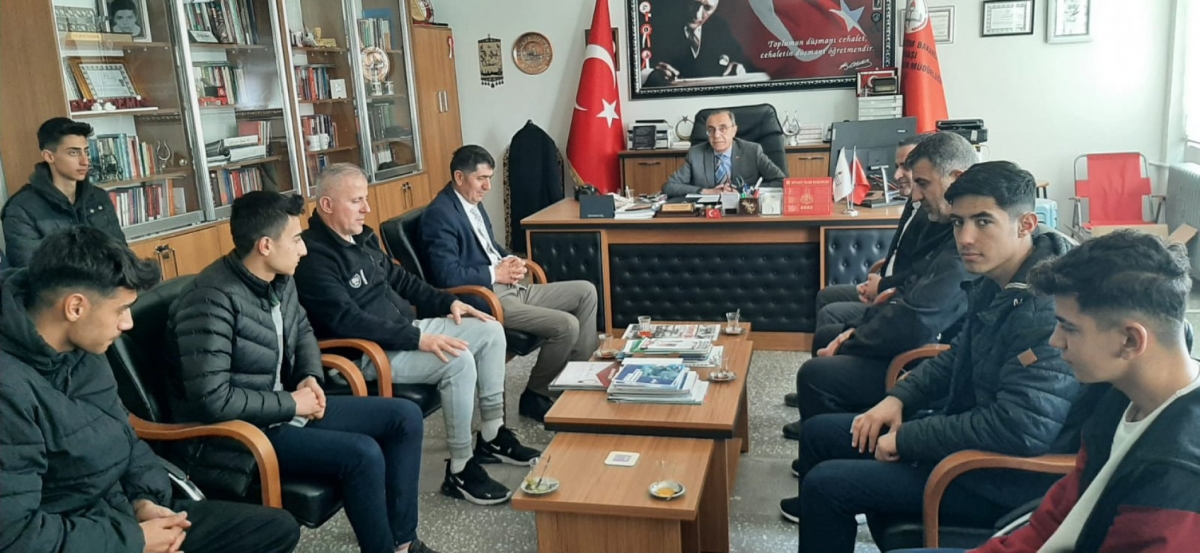Hentbolculardan Kaymakam Ayrancı’ya Ziyaret