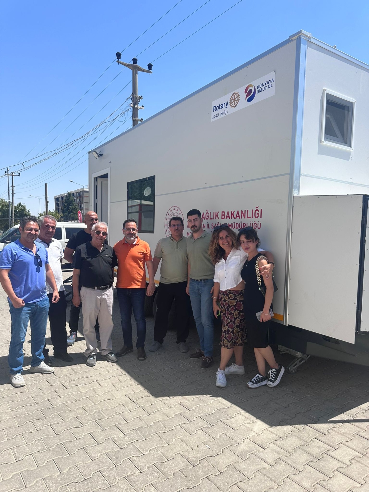 ROTARY’DEN ADIYAMAN’A MOBİL DİŞ KLİNİĞİ DESTEĞİ