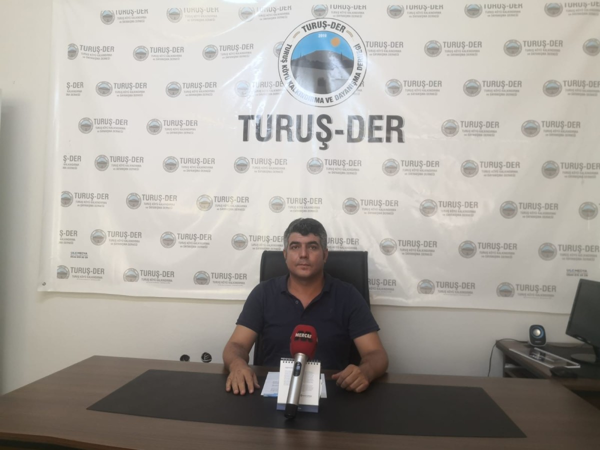 Halil Aydın:  Turuş’da bu yıl topraklarımızda verim alamadık