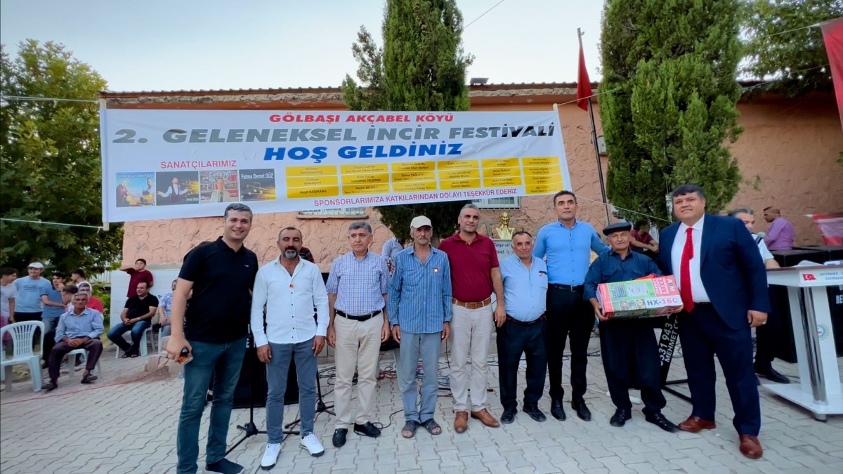 Akçabel Köyü 2.Geleneksel İncir Festivali Yapıldı