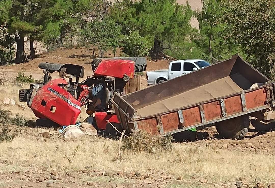 Gölbaşı'nda devrilen traktördeki 1 kişi öldü, 8 kişi yaralandı