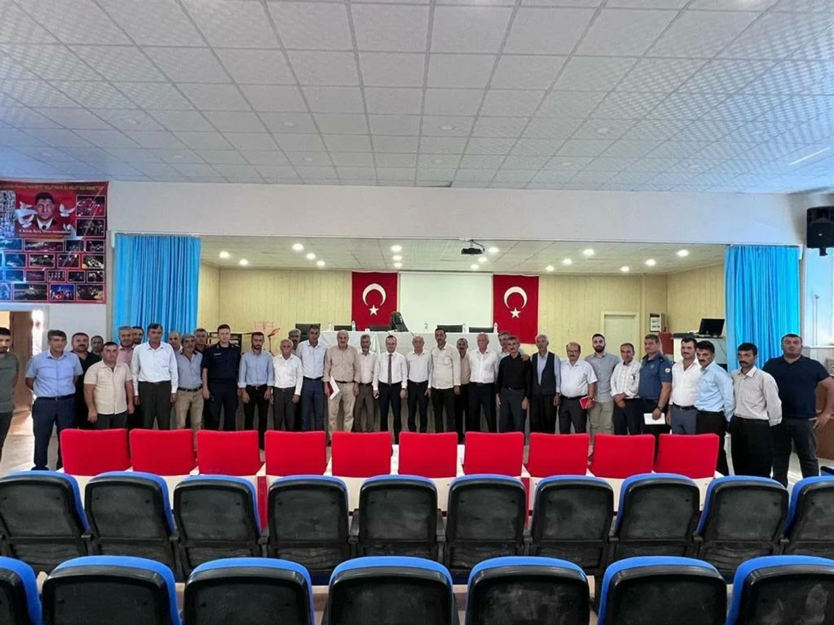 Çelikhan’da güvenlik toplantısı yapıldı