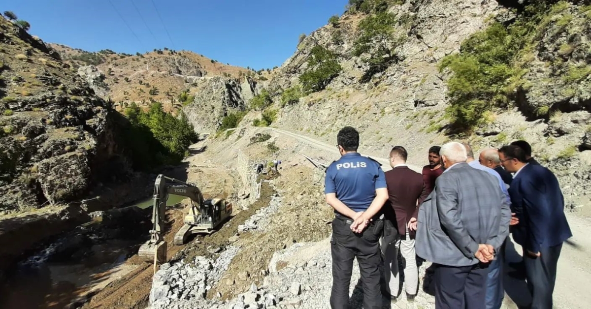 Kaymakam Aslantürk çalışmaları yerinde inceledi