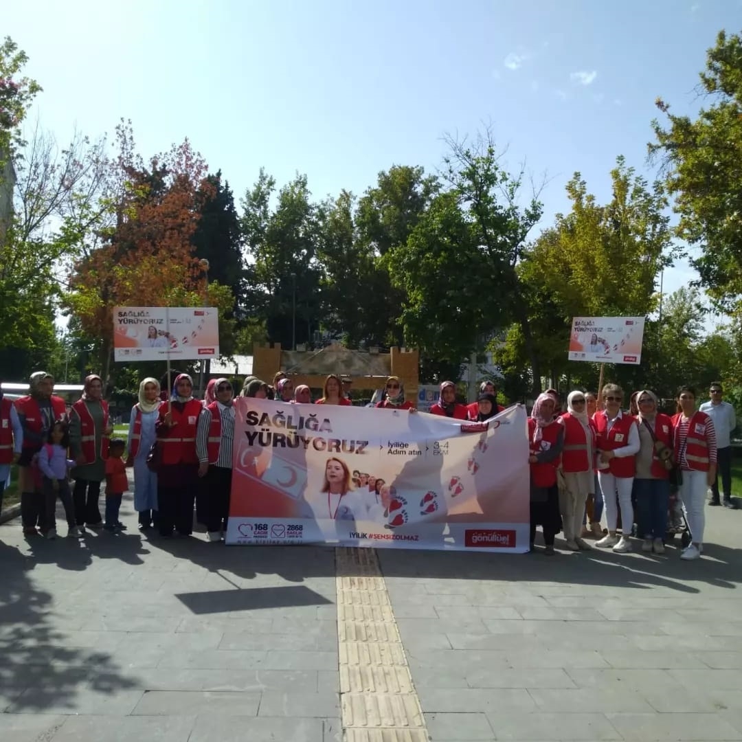 Türk Kızılay Teşkilatından 'Dünya Yürüyüş Günü' etkinliği