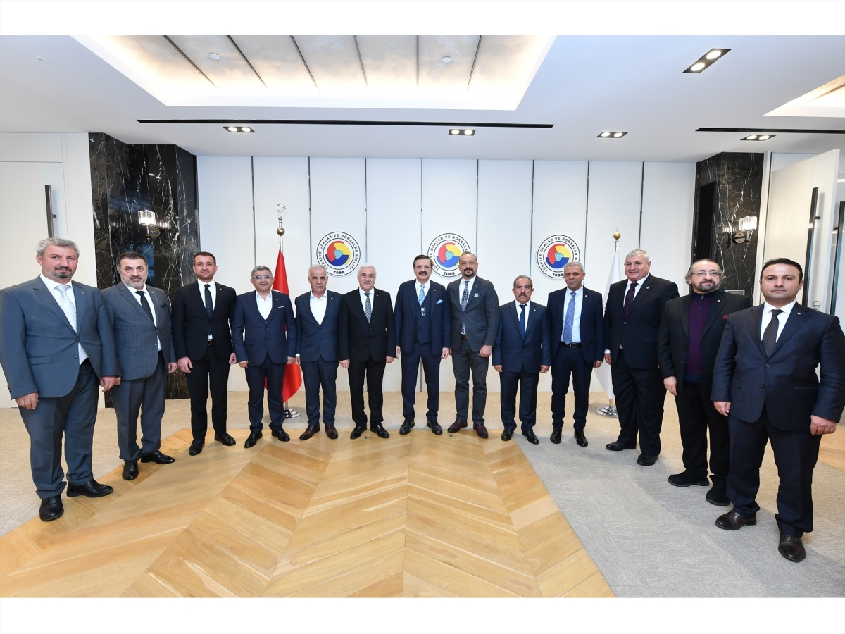 ATSO Yönetiminden TOBB Başkanı Hisarcıklıoğlu'na ziyaret