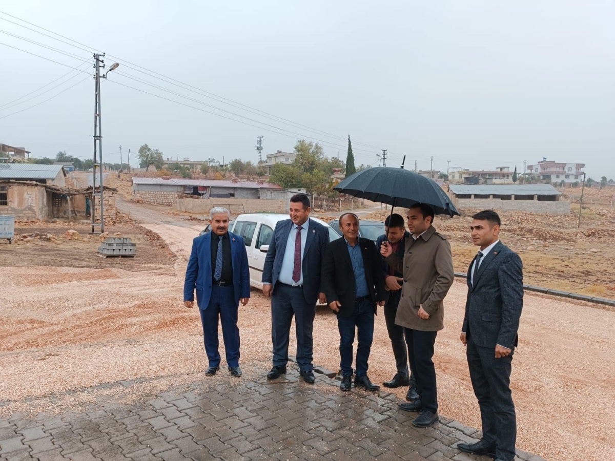 Kaymakam Çağlar Partal köylerdeki çalışmaları yerinde inceledi