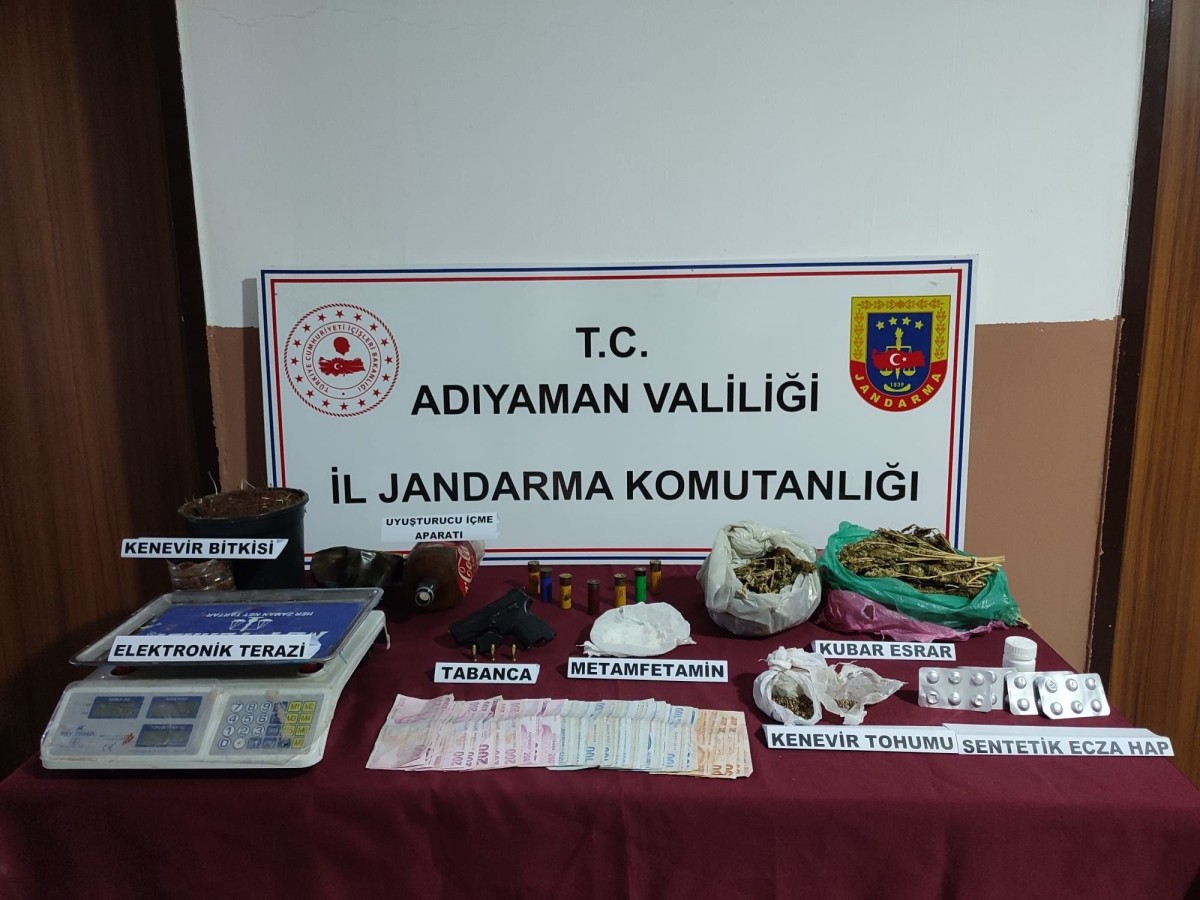 Adıyaman’da uyuşturucuya 1 gözaltı
