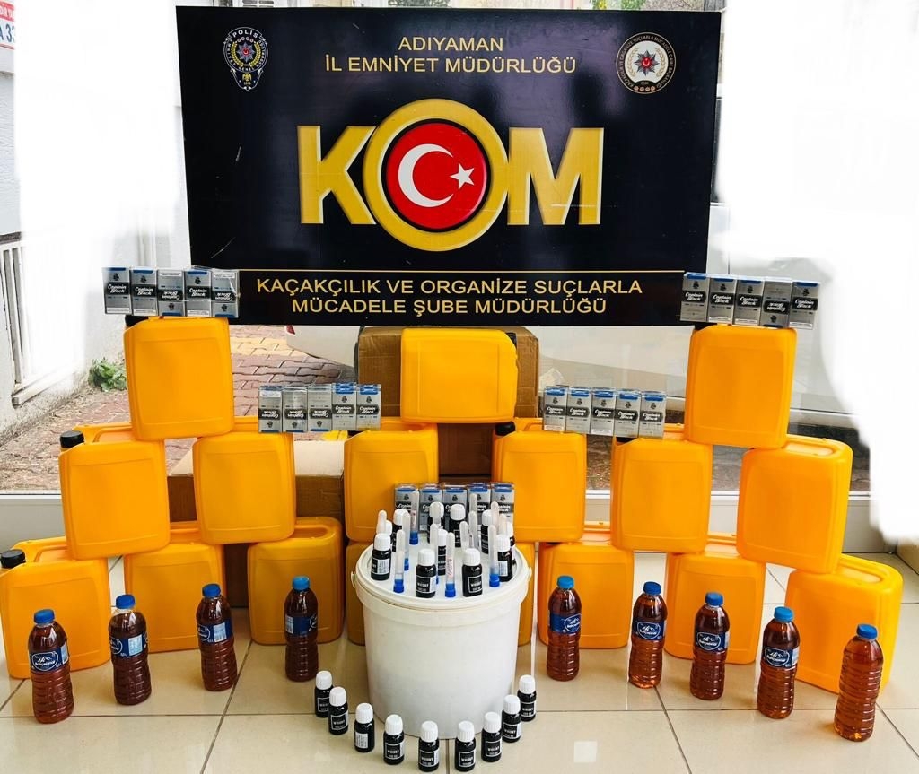 Adıyaman'da sahte alkol operasyonuna 1 tutuklama