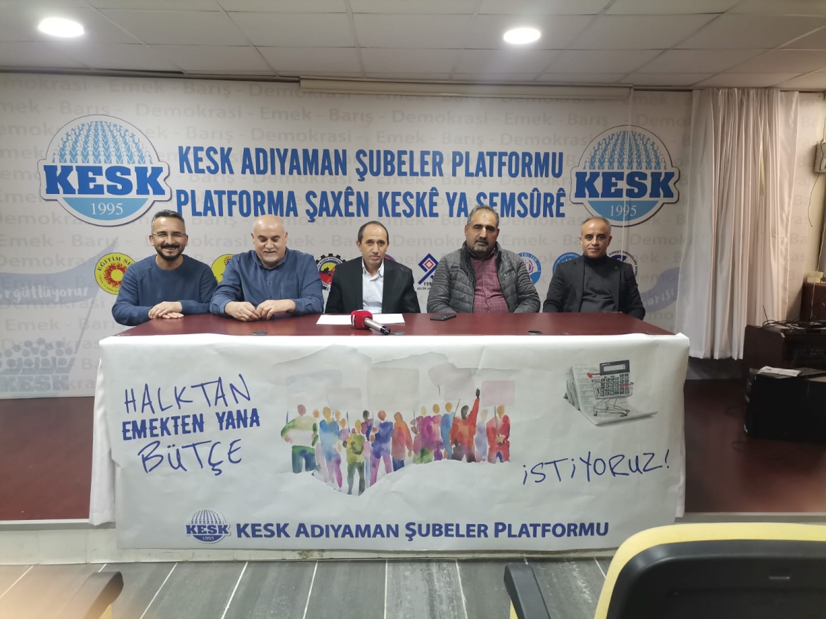 KESK üyelerinden bütçe açıklaması