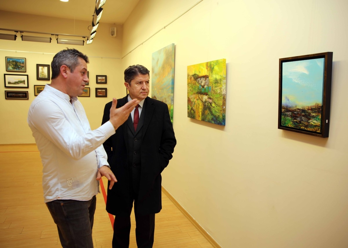 SANKO Sanat Galerisi’nde 'Barınaklar' temalı resim sergisi