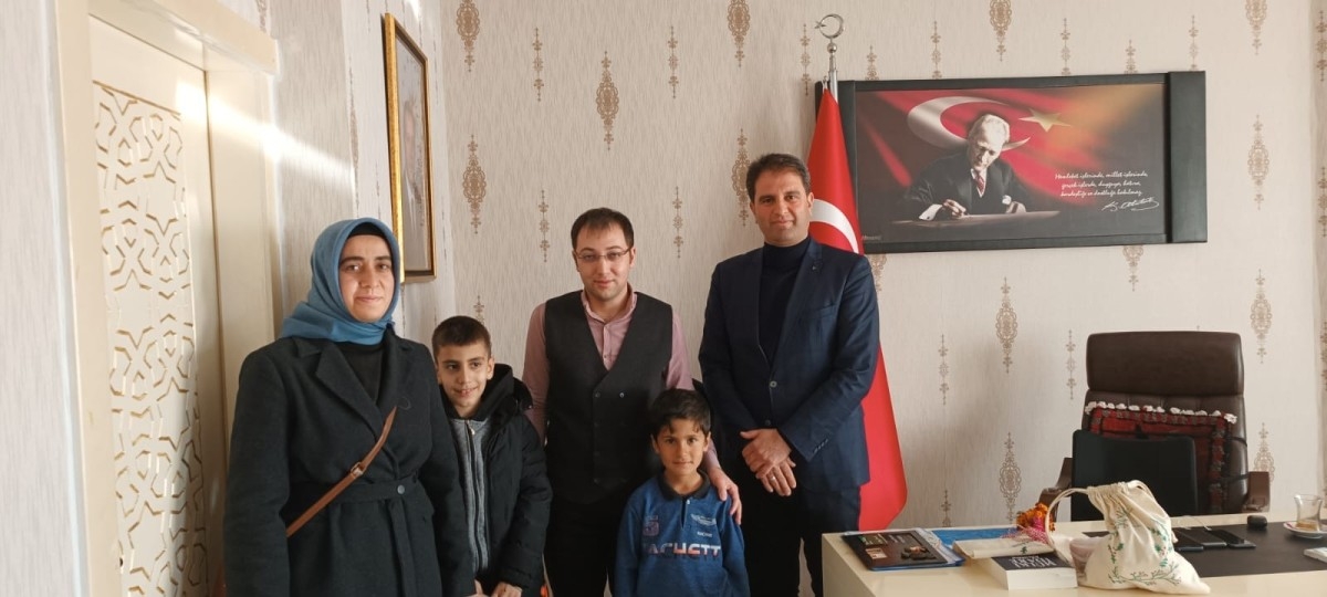 İlkokul öğrencilerinden Kaymakam Ünsal’a ziyaret