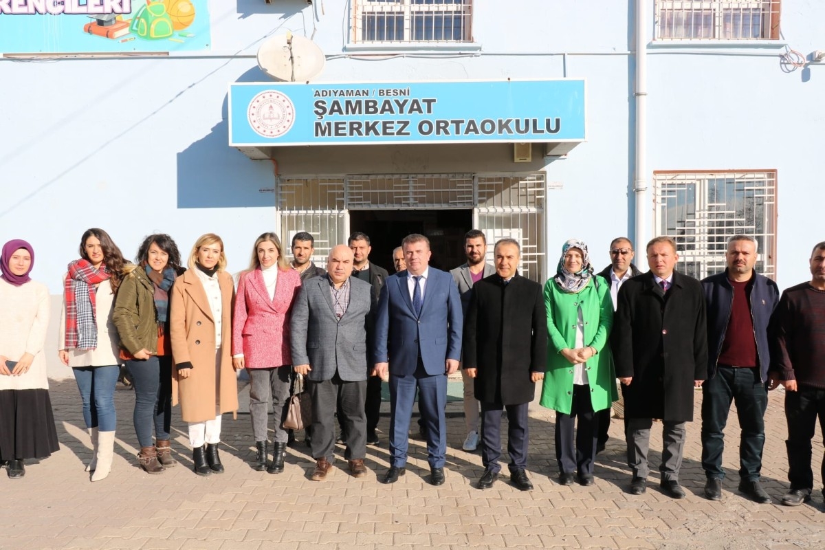 Aşcı’dan Şambayat Merkez Ortaokuluna ziyaret