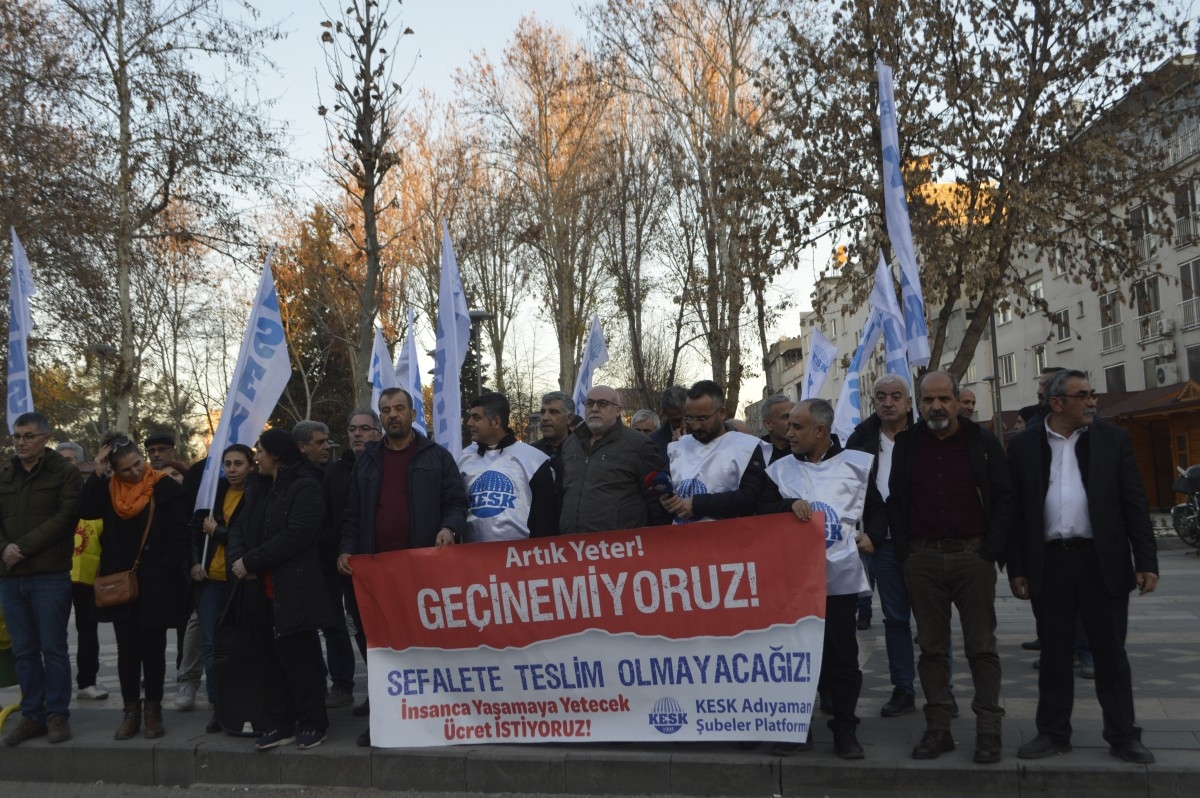 KESK üyelerinden maaş farkı tepkisi  - Videolu Haber