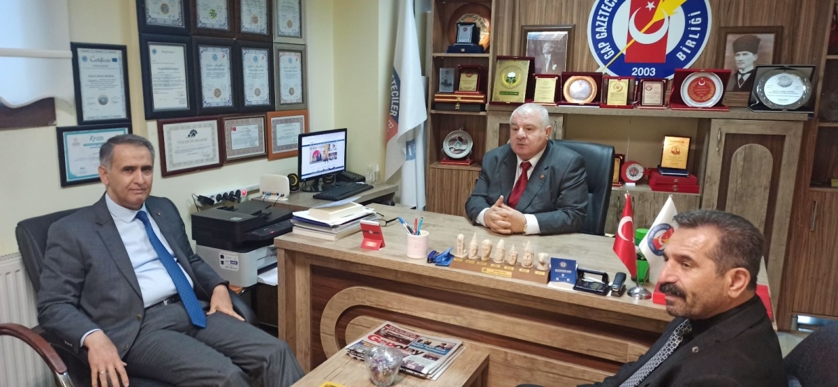 Vali Çuhadar’dan GAP Gazeteciler Birliği'ne ziyaret