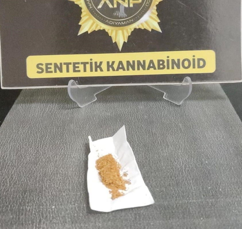 Adıyaman’da uyuşturucuya 1 gözaltı