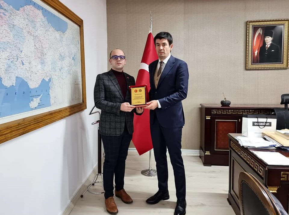 İlçe Sağlık Müdürü Çağlar'dan Veda Ziyareti