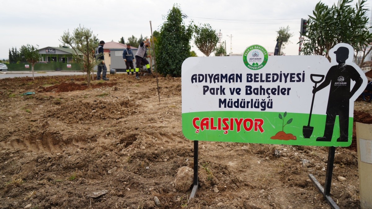 Daha yeşil bir Adıyaman için çalışmalar devam ediyor