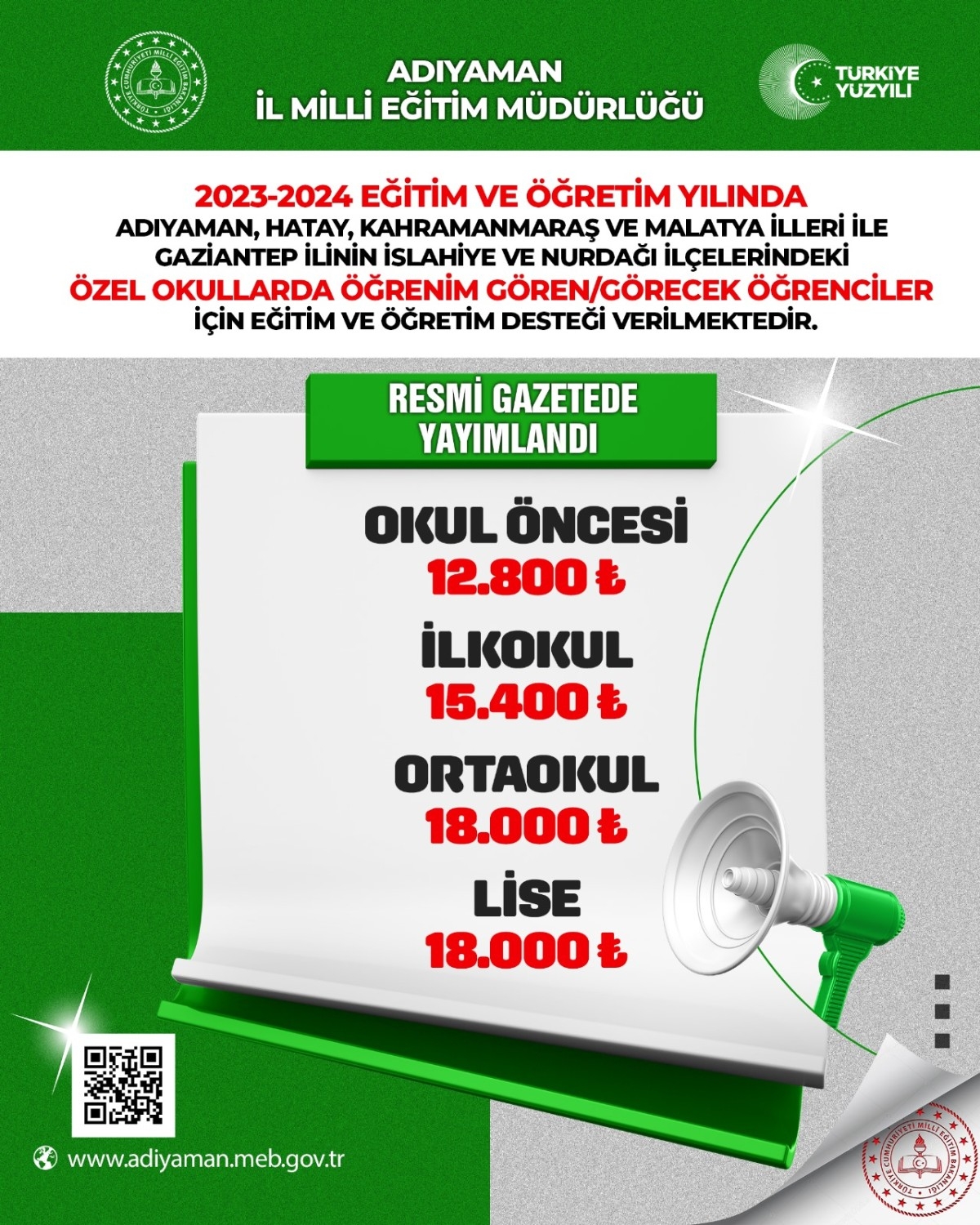 Eğitim desteğinden hangi Adıyamanlı öğrenciler yararlanacak?  - Videolu Haber