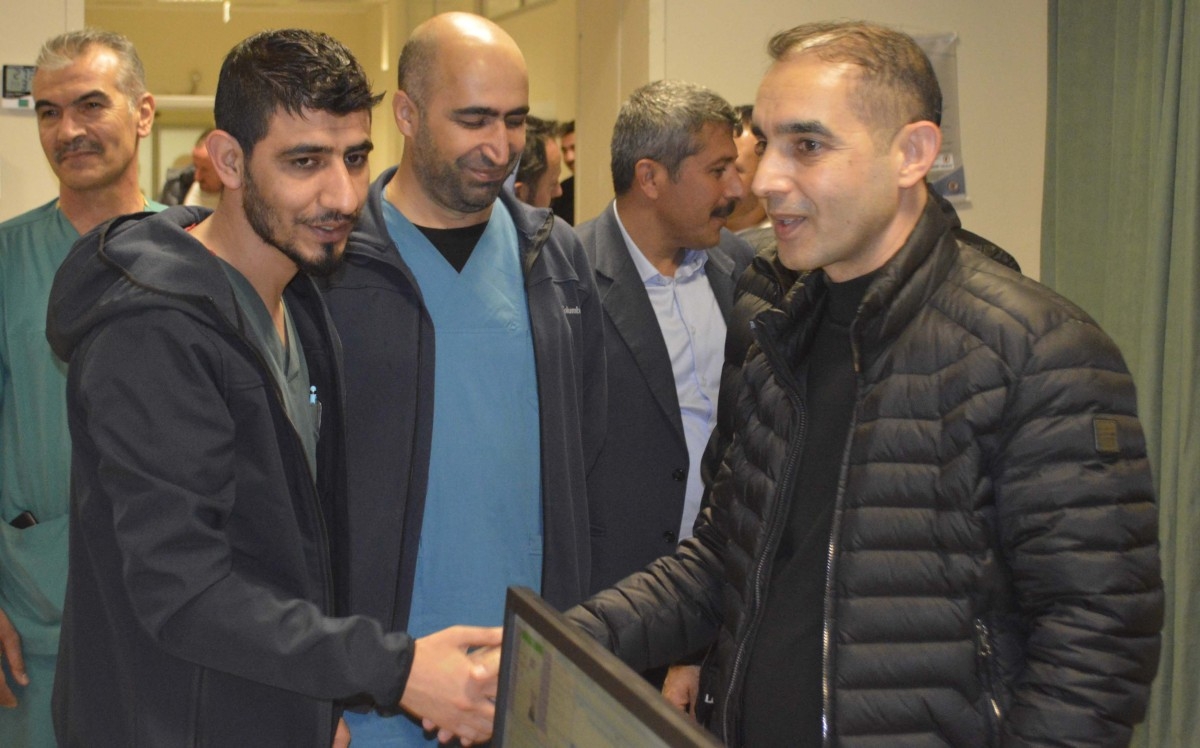 Başhekim Şirik, yeni yıla personelleriyle girdi 