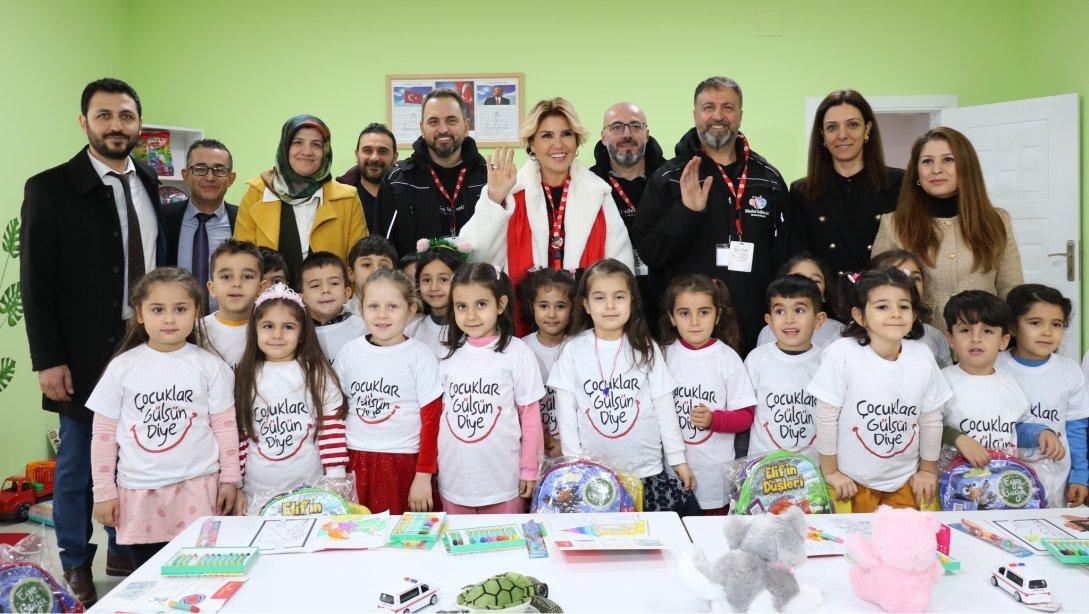 Çocuklar Gülsün Diye Atatürk Anaokulu Açıldı