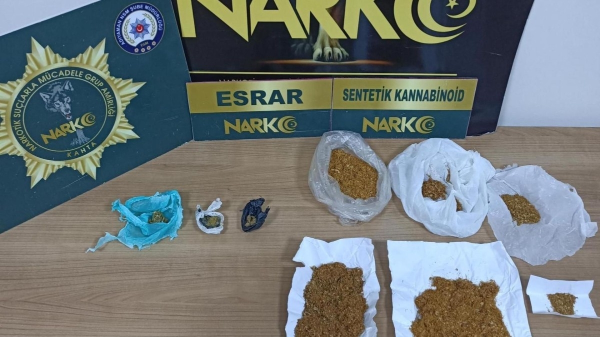 Kahta’da uyuşturucu ele geçirildi: 1 kişi tutklandı