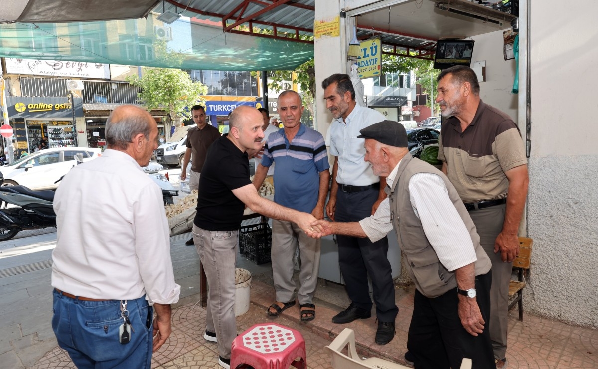 Vali Varol'dan Gölbaşı Caddesi esnafına ziyaret