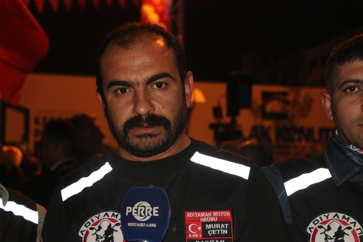 Adıyaman Motor Grubu 'Cumhuriyet Yürüyüşü'ne damga vurdu  - Videolu Haber