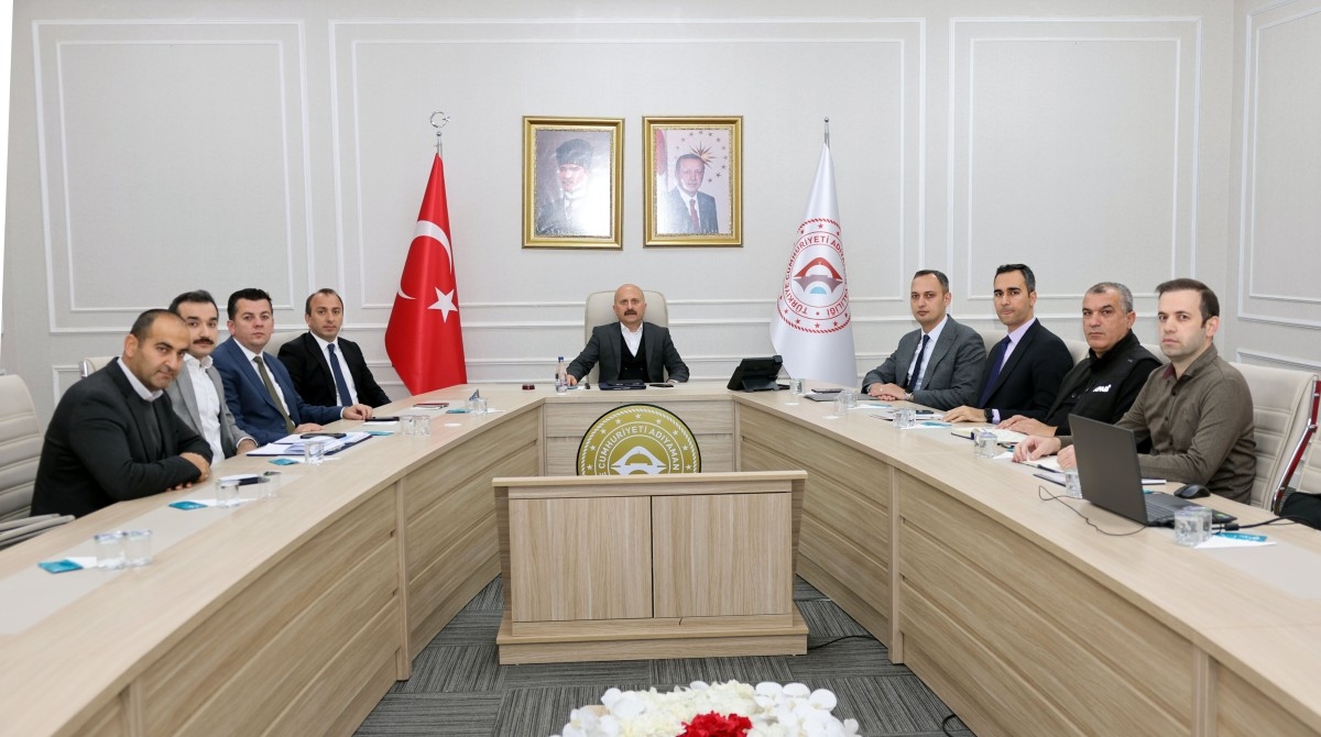 Adıyaman'da 'Haftalık Değerlendirme Toplantısı' düzenlendi