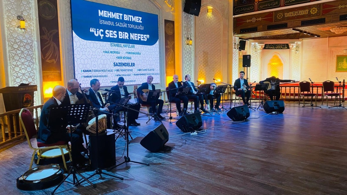 'Üç Ses Bir Nefes' konseri Şanlıurfa'da tasavvuf şöleni yaşattı