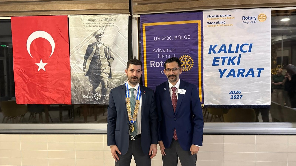 NEMRUT ROTARY KULÜBÜ’NDE GÖREV DEĞİŞİMİ: BAYRAK CANDAR’A DEVREDİLDİ